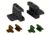 BlackHawk Rail Mounted Thumb Rest 71RM00, Black, Dark Earth, Olive Drab