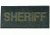 Blackhawk Sheriff Patch - Green on Black 90IN06GB