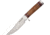 Blackjack Classic Fixed Blade Knife, 6in, A2 Tool Steel, Brushed, Stacked Leather Handle BCB127L