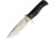 Blackjack International Small Hunter Black Micarta Knife, 3.5 satin finish stainless drop point blade, Black micarta handle, KE41-BJ067