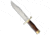 Blackjack Knives BlackJack Classic Model 129 Bowie Fixed Blade Knife Turkish Walnut 9.25" Satin, Wood, A2, adult, BHQ-76091