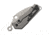 Bladerunners Systems Fragment Framelock Folding Knife, 2.25in Stonewash Cpm S35Vn SS Wharncliffe Blade, Gray Titanium Handle, Pocket Clip, Hexagonal Front Flipper Tab, Black Synthetic Zippered Storage Case, FRAGMENTSTANDARD