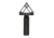 Blitzkrieg Components AR-15 Chevron Front Sight Post w/Tritium Dot And No Tool, White, ARCFS08WTD