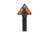 Blitzkrieg Components Benelli/Beretta Chevron Front Sight Post, Orange, BNCVOTD2