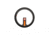 Blitzkrieg Components HK Flat Gen 2 Tritium Dot Front Sight, Orange Stripe, HKFLTOTD