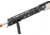 BLK LBL Q Fix Handguard w/ Integral Bipod, Grey, 14 in, BL-Q FIX-B-14-GRY