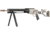 BLK LBL Q The Fix Bipod 14in Rifle Handguard, Black, 14, BL-QFIX-B-14-GRY