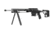 BLK LBL Sig Cross Bipod 14in Rifle Handguard, Black, 14, BL-SIGX-B-14-BLK