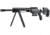 BLK LBL Tikka Tak A1 Handguard w/ Integral Bipod, Black, 14 in, BL-TACA1-B-14-BLK