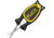 Block Sharpener The Block Knife Sharpener Y/B, 5.5 overall, Black and yellow polypropylene and thermal plastic, BLACK / YELLOW