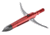 CrossFire Night Fury Extreme Broadhead Cross-Opening Mechanical Chisel Tip, Stainless Steel Blades, Red, 100 Grain, 3 Pack, BLS10818