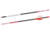 BloodSport Justice Arrows 350 2 in. Vane 6 pk., Black, Black, BLS-BLDS135