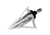 BloodSport Reckoning Broadheads Deep Cut 100 gr., 3 pk., Silver 86338