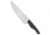 Blue Collar Blades Custom Chef's Kitchen Knife, 8.00in, AEB-L Steel, Drop Point Blade, Carbon Fiber, Black Handle, Black/Gray, 13.00 inch, BHQ-205659