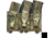 Blue Force Gear Ten-Speed Triple M4 Mag Pouch with Flap, Black, HW-TSP-M4-3-FLAP-BK