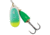 Blue Fox Classic Vibrax 01, Sinking, 2-19/50in, 1/8oz, Green Scale/ Chartreuse Tip UV, 60-10-315IC