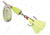 Blue Fox Classic Vibrax Glow, 5/8 oz, Glow Chartreuse, 64-60-462IC