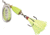 Blue Fox Classic Vibrax Glow Spinner 1/4oz Glow Spinner Chartreuse, 64-30-462IC