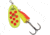 Blue Fox Classic Vibrax Spinner, 1/8 oz, Hot Clown Painted, 60-10-720