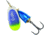 Blue Fox Classic Vibrax Spinner, 3/8 oz, Blue Scale/Chartreuse Tip UV, 60-40-316ICIC