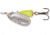 Blue Fox Classic Vibrax Spinner, 3/8 oz, Silver/Fluorescent Yellow Painted, 60-40-112