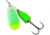 Blue Fox Classic Vibrax Spinner, 5/8 oz, Green Scale/Chartreuse Tip UV, 60-60-315ICIC
