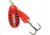 Blue Fox Classic Vibrax Spinner, 5/8 oz, Red Tiger Painted, 60-60-510IC