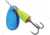 Blue Fox Classic Vibrax Spinner, 5/8oz, Chartreuse Blue Candyback, 60-60-274IC