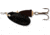 Blue Fox Classic Vibrax Spinner, 7/64 oz, Black/Black Painted, 60-00-400IC