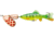 Blue Fox Vibrax Chaser 2 Lure, 2-4Ft, Copper, Blade Size 2 Treble Hook, 2-4Ft, 3/10oz, BFVCH2C
