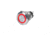 Blue Sea Systems 4162 SS Push Button Switch - Off-On - Red - 10A 70125