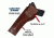 Blue Stone Safety Blue Stone Leather Holster, Mahagony, Ruger MK 1,2,3 &amp; 4- 6in Barrel, MK22-MH-LEA-RH-NM