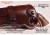 Blue Stone Safety Wild Bill Holster 6in Barrel /Left Hand, Mahogany, Revolvers