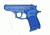 Blueguns Bersa Thunder 380 Training Guns, Unweighted, w/o Light/Laser Attachment, Handgun, Blue, FSBT380