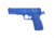 BLUE TRAINING GUNS - BROWNING HI POWER COCKED &amp; LOCKED