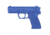 Blueguns Heckler &amp; Koch USP 9mm Training Guns, Unweighted, w/o Light/Laser Attachment, Handgun, Blue, FSUSP9