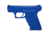 Blueguns Heckler & Koch P7M8 Training Guns, Unweighted, w/o Light/Laser Attachment, Handgun, Blue, FSP7M8