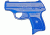 Blueguns Ruger LC9 Training Guns, Unweighted, w/o Light/Laser Attachment, Handgun, Blue, FSLC9