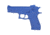 BLUE TRAINING GUNS - S&amp;W 5906