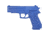 Blueguns SIG Sauer P220 Training Guns, Unweighted, w/o Light/Laser Attachment, Handgun, w/Rails, Blue, FSP220R
