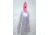 Blue Water Candy Bullet Jag, 9in, 3-1/4oz, Crystal Skirt/Pink Head, 55018