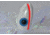 Blue Water Candy Grinning Gus Parachute Lure, White Skirt/White Head, 3oz, 60013
