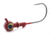 Blue Water Candy Jumbo-Eye Jig Head, 1/8 oz, Red, 23885