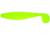 Blue Water Candy Shad Body 9in, Chartreuse, 2/Pack, 9909