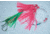 Blue Water Candy Squid Daisy Chain 6in, Pink w/Green Chaser, 93004