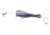 Blue Water Candy Wedgie Slow Troll Saltwater Lure, Silver Squid on Silver Head, 39053