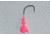 Blue Water Candy X-Eyed Ball Jig Head, 1/8 oz, Pink, 5/Pack, 23801
