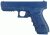 Blueguns Glock 21 SF Training Handgun w/ Rails, Blue, FSG21SFR