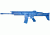 Blueguns FN SCAR16S Training Long Gun, Blue, FSFNSCAR16S