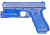 Blueguns Glock 17, Glock 22, Glock 31 Training Guns, Unweighted, M3 Tactical Light, Handgun, w/M3 Tactical Light, Blue, FSG17-M3